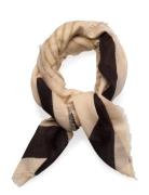 Squara Siw Scarf Accessories Scarves Lightweight Scarves Beige Becksöndergaard