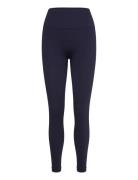 Soft Rib Seamless Legging Sport Running-training Tights Seamless Tights Navy Moonchild Yoga Wear