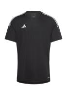 Tiro 23 Jsy Sport Men Men Sports Clothes Sport Tops Sport T-Skjorte Black Adidas Performance