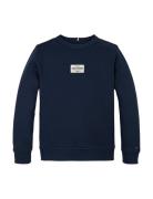 Monotype 1985 Label Reg Sweatsh Tops Sweatshirts & Hoodies Sweatshirts Navy Tommy Hilfiger