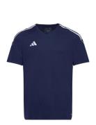 Tiro 23 Jsy Sport Men Sports Clothes Sport Tops Sport T-Skjorte Navy Adidas Performance