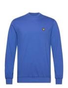 Crew Neck Fly Fleece Sport Sweatshirts & Hoodies Sweatshirts Blue Lyle & Scott Sport