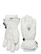 W Select Lth Impr G Gloves Sport Women Sport Accessories Sport Gloves Sport Finger Gloves White ROSSIGNOL