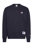 Crewneck Sweatshirt Tops Sweatshirts & Hoodies Sweatshirts Navy Champion