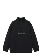 Nkmnakob Ls Nreg Swe Bru Tops Sweatshirts & Hoodies Sweatshirts Black Name It