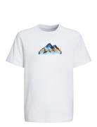 Jcomountain Logo Tee Ss Crew Neck Sn Jnr Tops T-Kortærmet Skjorte White Jack & J S