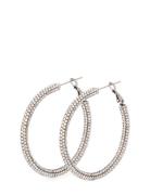 Edition Hoop Clear/Silver Accessories Jewellery Earrings Hoops Silver Bud To Rose