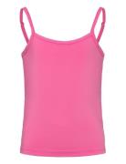 Rkbillie Sl Short Strap Top Tops T-shirts Sleeveless Pink Rosemunde Kids