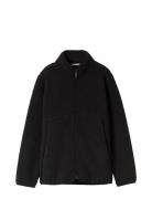 Teddy Jacket Outerwear Fleece Outerwear Fleece Jackets Black Tom Tailor