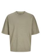 Jjecharge Faded Tee O-Neck Sn Jnr Tops T-Kortærmet Skjorte Green Jack & J S