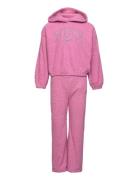 Nike Swoosh Spirit Bouclé Teddy Set Sets Sweatsuits Pink Nike