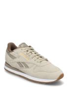 Leather Sport Men Sport Shoes Sport Sneakers Sport Low Top Sneakers Beige Reebok Classics