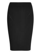 Isabella Longuette Skirt Swtr Skirts Knee-length & Midi Skirts Black GUESS Jeans