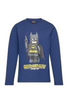 Lwtano 605 - T-Shirt L/S Tops T-shirts Long-sleeved T-Skjorte Navy LEGO Kidswear