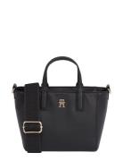 Th Soft Logo Mini Tote Bags Small Shoulder Bags-crossbody Bags Black Tommy Hilfiger