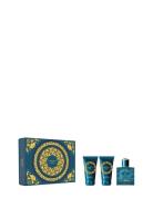 Eros Edt Gift Set  Beauty Men All Sets Nude Versace Fragrance