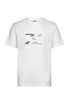 Tee Tape Hj Sport Men Sports Clothes Sport Tops Sport T-Skjorte White BOSS