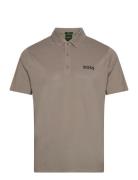 Patteo Mb 17 Sport Men Sport Clothing Sport Tops Sport Polos Sport Short-sleeved Polos Beige BOSS