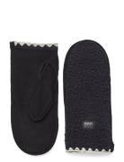 Uggfluff Scalloped Mitten Accessories Gloves Thumb Gloves Black UGG