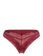 Zoe High Brazilian Lingerie Panties Brazilian Panties Burgundy Hunkemöller