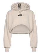 Adidas X Moonboot Cropped Hoodie Sport Women Sport Clothing Sport Sweatshirts & Hoodies Sport Hoodies Cream Adidas Sportswear