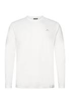 Ade T-Shirt Ls Sport Men Men Sports Clothes Sport Tops Sport T-Skjorte White J. Lindeberg