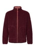 M Mer 800 Realfleece High Pile Ls Z Sport Men Sport Clothing Sport Fleeces & Midlayers Burgundy Icebreaker