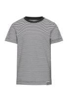 Organic Mini Thorlino Tee Fav Tops T-Kortærmet Skjorte Black Mads Nørgaard