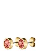 Noble Sg Coral Accessories Jewellery Earrings Studs Red Dyrberg/Kern