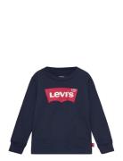 Levi's® Long Sleeve Batwing Tee Tops T-shirts Long-sleeved T-Skjorte Blue Levi's