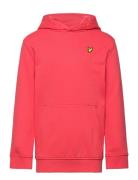 Pullover Hoodie Tops Sweatshirts & Hoodies Hoodies Red Lyle & Scott