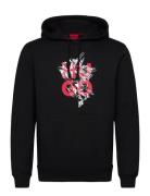 Daltorreson Tops Sweatshirts & Hoodies Hoodies Black HUGO