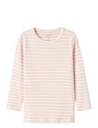 Nmnbani Ls Xsl Top Noos Tops T-shirts Long-sleeved T-Skjorte Pink Name It