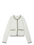 Nlfsarianne Ls Jacket Skaljakke Outdoorjakke White LMTD