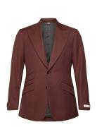 Joshwa Suits & Blazers Blazers Single Breasted Blazers Burgundy Tiger Of Sweden