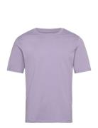 Jjeorganic Basic Tee Ss O-Neck Noos Tops T-Kortærmet Skjorte Purple Jack & J S