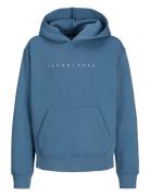 Jjestar Jj Sweat Hood Noos Jnr Tops Sweatshirts & Hoodies Hoodies Blue Jack & J S