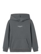 Nkmbrody Ls Nreg Sweat Wh Bru Noos Tops Sweatshirts & Hoodies Hoodies Grey Name It