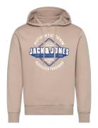 Jjelogo Sweat Hood 2 Col 24/25 Noos Tops Sweatshirts & Hoodies Hoodies Cream Jack & J S