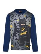 Lwtano 601 - T-Shirt L/S Tops T-shirts Long-sleeved T-Skjorte Navy LEGO Kidswear