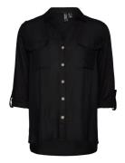 Vmmbumpy L/S Shirt New Noos Tops Shirts Long-sleeved Black Vero Moda Maternity