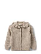 Hennysk Cardigan Tops Knitwear Cardigans Beige Sofie Schnoor Baby And Kids