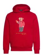 Lunar New Year Polo Bear Hoodie Tops Sweatshirts & Hoodies Hoodies Red Polo Ralph Lauren