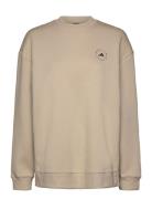 Asmc Loose Ss Sport Sport Clothing Sport Sweatshirts & Hoodies Sport Sweatshirts Beige Adidas By Stella McCartney