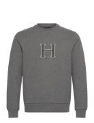 Heritage H Crew Tops Sweatshirts & Hoodies Sweatshirts Grey Hackett London