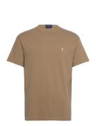 Classic Fit Jersey Crewneck T-Shirt Tops T-Kortærmet Skjorte Brown Polo Ralph Lauren