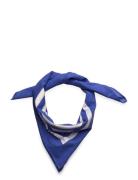 Astrilli Unikko Accessories Scarves Lightweight Scarves Blue Marimekko