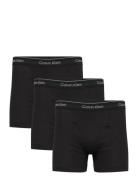 Boxer Brief 3 Pk Boxershorts Black Calvin Klein