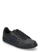 B721 Lthr / Tape Detail Low-top Sneakers Black Fred Perry