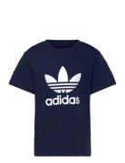 Trefoil Tee Tops T-Kortærmet Skjorte Navy Adidas Originals